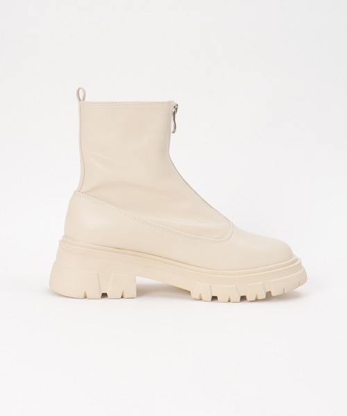 notch.（ノッチ）の「センタージップブーツ（ブーツ・レディース・ブラック/オフホワイト・L/M）」の8枚目の写真