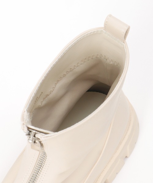 notch.（ノッチ）の「センタージップブーツ（ブーツ・レディース・ブラック/オフホワイト・L/M）」の10枚目の写真