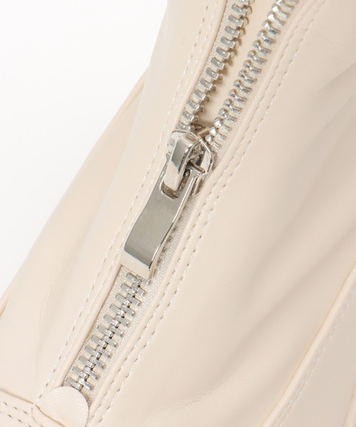 notch.（ノッチ）の「センタージップブーツ（ブーツ・レディース・ブラック/オフホワイト・L/M）」の11枚目の写真