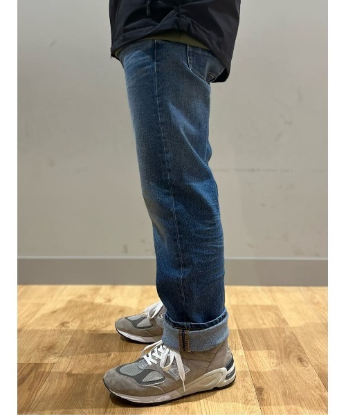 BACK NUMBER(バックナンバー)の「BACK NUMBER(バックナンバー)「DRY-X」ストレートジーンズ(デニムパンツ・メンズ・ノンウォッシュ/ダークインディゴブルー・32inch/30inch/34inch/36inch)」の16枚目の写真