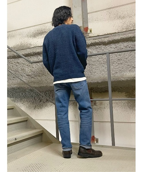 BACK NUMBER(バックナンバー)の「BACK NUMBER(バックナンバー)「DRY-X」ストレートジーンズ(デニムパンツ・メンズ・ノンウォッシュ/ダークインディゴブルー・32inch/30inch/34inch/36inch)」の19枚目の写真