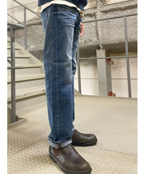 BACK NUMBER(バックナンバー)の「BACK NUMBER(バックナンバー)「DRY-X」ストレートジーンズ(デニムパンツ・メンズ・ノンウォッシュ/ダークインディゴブルー・32inch/30inch/34inch/36inch)」の20枚目の写真