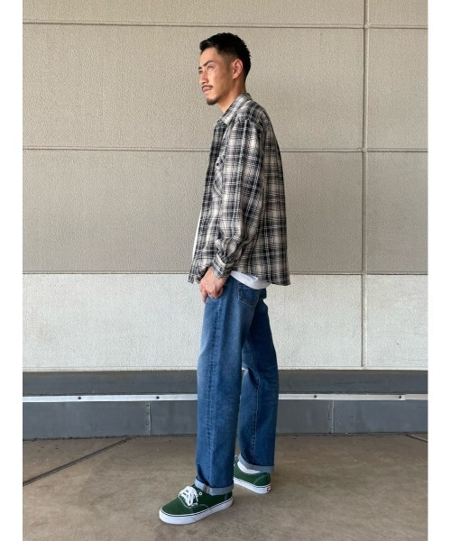 BACK NUMBER(バックナンバー)の「BACK NUMBER(バックナンバー)「DRY-X」ストレートジーンズ(デニムパンツ・メンズ・ノンウォッシュ/ダークインディゴブルー・32inch/30inch/34inch/36inch)」の11枚目の写真