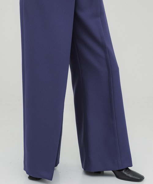 UNITED TOKYO（ユナイテッドトウキョウ）の「HAKAMAタックワイドパンツ（その他パンツ・レディース・ブラック/ベージュ/ブラウン/ダークブルー・1/2/3）」の20枚目の写真