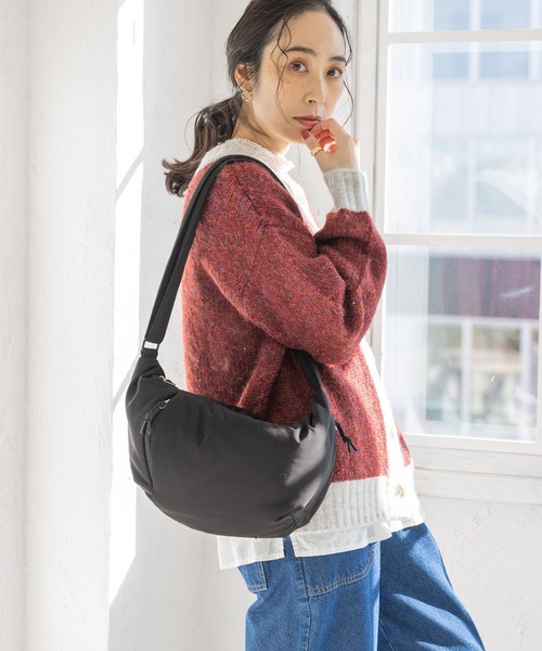 studio CLIP（スタディオクリップ）の「軽いナイロン中綿ショルダーバッグ2（ショルダーバッグ・レディース・アイボリー/ブラウン/ブラック/オリーブ/ブルー・FREE）」の18枚目の写真