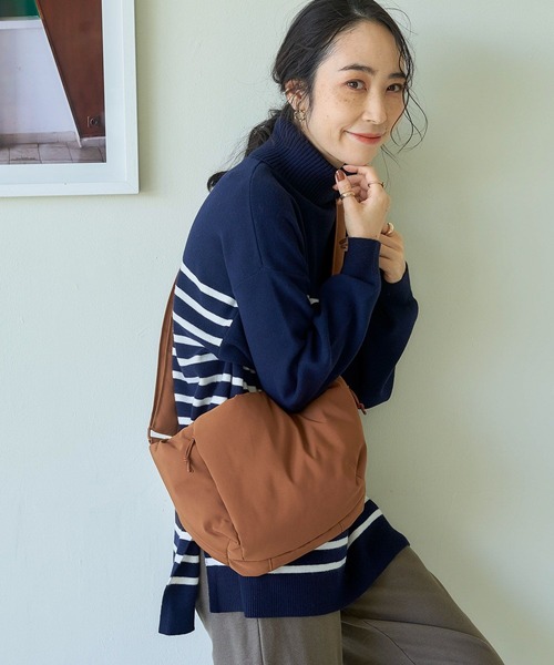 studio CLIP（スタディオクリップ）の「軽いナイロン中綿ショルダーバッグ2（ショルダーバッグ・レディース・アイボリー/ブラウン/ブラック/オリーブ/ブルー・FREE）」の22枚目の写真