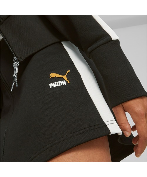 PUMA（プーマ）の「PUMA プーマ ウィメンズ T7 フォワード ヒストリー スカート（スカート・レディース・オレンジ/ブラック/オフホワイト・MEDIUM/SMALL/LARGE/X-SMALL）」の9枚目の写真