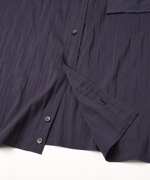 Dulcamara（ドゥルカマラ）の「ショートスリーブBigシャツ-S（シャツ/ブラウス・メンズ・ネイビー/ベージュ/アイボリー・0/1）」の21枚目の写真