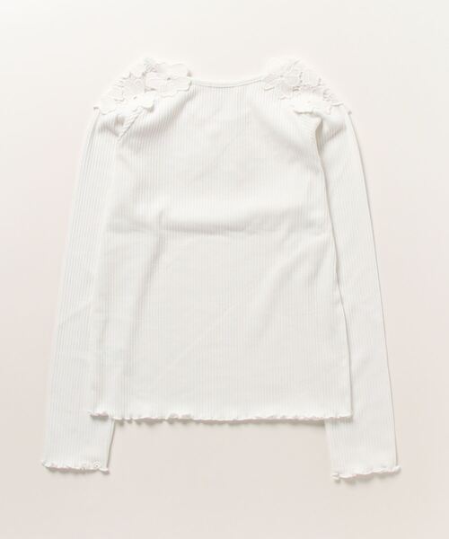 flower(フラワー)の「ブロッサムトップ(Tシャツ/カットソー・レディース・ブラウン/ホワイト・FREE)」の13枚目の写真