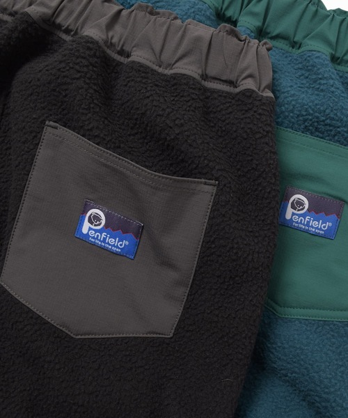 PEN FIELD（ペンフィールド）の「【Penfield】【あったか】ボアフリース・ダブルニーパンツ（その他パンツ・キッズ・グリーン/ブラック・140cm/150cm/160cm/170cm）」の14枚目の写真