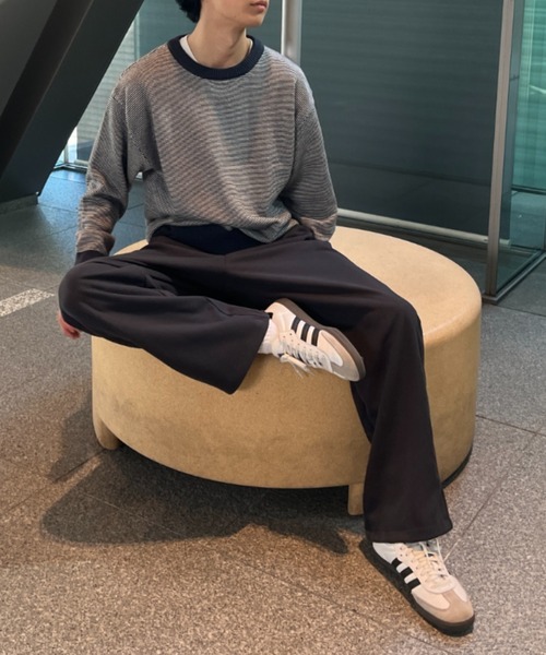 BROKEN BASE(ブロークンベース)の「7Gジグザグニット(ニット/セーター・メンズ・ネイビー/ブラウン・LARGE/MEDIUM)」の20枚目の写真