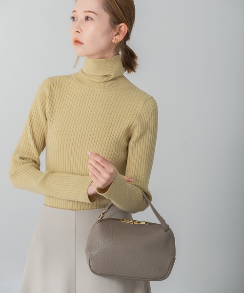 URBAN RESEARCH ROSSO WOMEN(アーバンリサーチ ロッソ)の「AULENTTI 2WAYminiボストンバッグ(ボストンバッグ・レディース・ブラック/ベージュ系その他・-)」の10枚目の写真