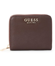 Amazon | GUESS メンズレザースリム二つ折り財布, ブラウン
