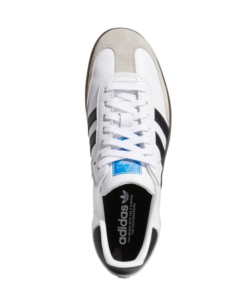 adidas（アディダス）の「adidas skateboarding/アディダス スニーカー メンズ レディース SAMBA ADV サンバ Tトウ テラス系 skateboarding スケートボーディング GZ8477 IE3100（スニーカー・レディース・ホワイト×ブラック・27.0cm/27.5cm/25.0cm/26.5cm/26.0cm/28.0cm/23.0cm/24.0cm/24.5cm/23.5cm）」の5枚目の写真