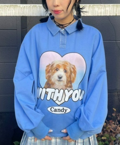 キャンディストリッパー□FREAK DOGS POLO トップス