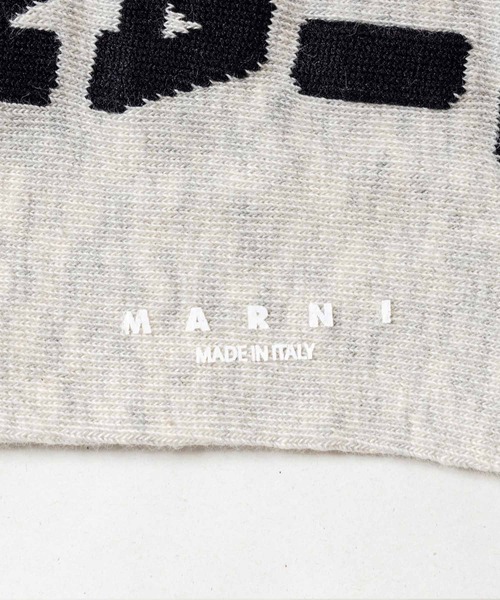MARNI（マルニ）の「MARNI（マルニ）Kids & Junior ブランドロゴソックス（ソックス/靴下・キッズ・ホワイト/グレー・Ⅱ/Ⅲ）」の5枚目の写真