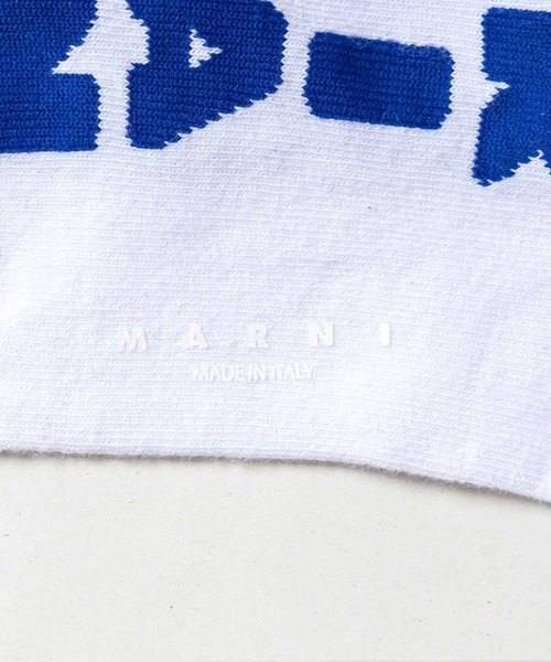 MARNI（マルニ）の「MARNI（マルニ）Kids & Junior ブランドロゴソックス（ソックス/靴下・キッズ・ホワイト/グレー・Ⅱ/Ⅲ）」の6枚目の写真