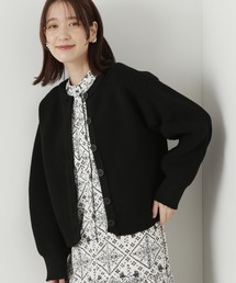 N.(N. Natural Beauty Basic) | ◆前後2WAY畦ニットカーディガン(カーディガン/ボレロ)