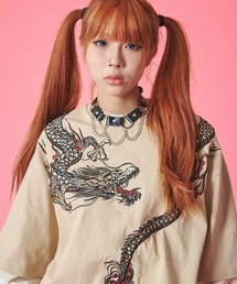 【GALFY/ガルフィー】ちょいYABA レイヤードロンTee