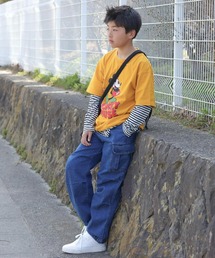 CIAOPANIC TYPY | 【WEB限定】【KIDS】【TYPY DENIM】甘織カーゴデニムパンツ(カーゴパンツ)
