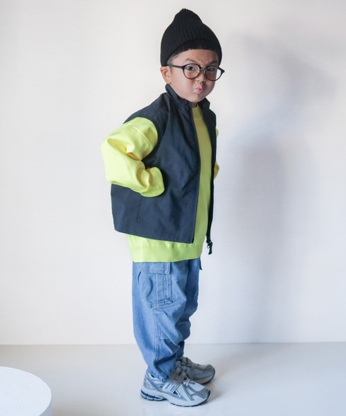CIAOPANIC TYPY(チャオパニックティピー)の「【WEB限定】【KIDS】【TYPY DENIM】甘織カーゴデニムパンツ(カーゴパンツ・キッズ・サックスブルー/ネイビー/ベージュ・SMALL/MEDIUM/LARGE/X-LARGE/XX-LARGE)」の4枚目の写真