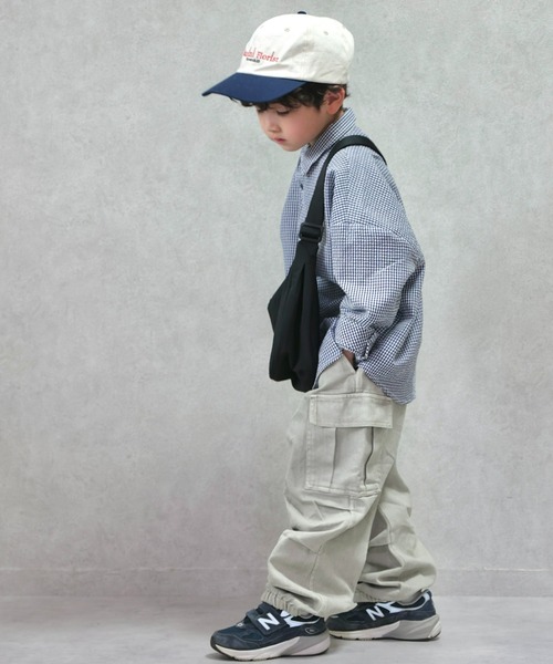 CIAOPANIC TYPY(チャオパニックティピー)の「【WEB限定】【KIDS】【TYPY DENIM】甘織カーゴデニムパンツ(カーゴパンツ・キッズ・サックスブルー/ネイビー/ベージュ・SMALL/MEDIUM/LARGE/X-LARGE/XX-LARGE)」の5枚目の写真