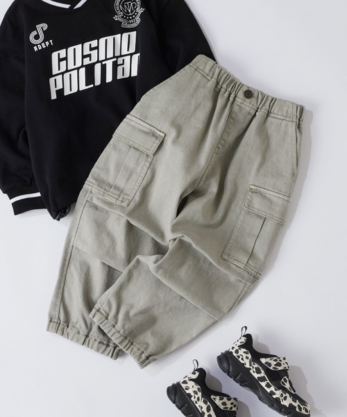 CIAOPANIC TYPY(チャオパニックティピー)の「【WEB限定】【KIDS】【TYPY DENIM】甘織カーゴデニムパンツ(カーゴパンツ・キッズ・サックスブルー/ネイビー/ベージュ・SMALL/MEDIUM/LARGE/X-LARGE/XX-LARGE)」の10枚目の写真