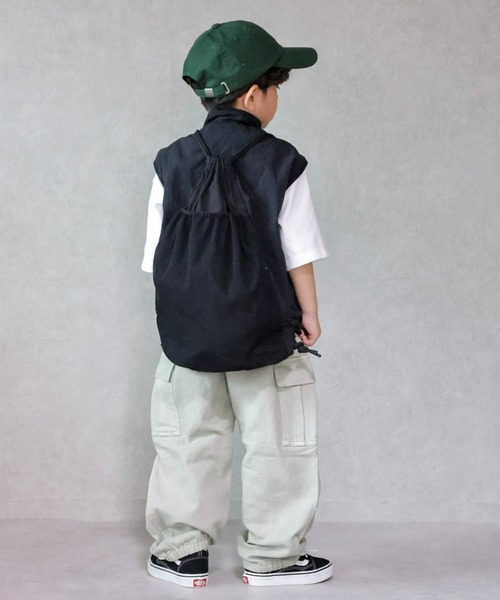 CIAOPANIC TYPY(チャオパニックティピー)の「【WEB限定】【KIDS】【TYPY DENIM】甘織カーゴデニムパンツ(カーゴパンツ・キッズ・サックスブルー/ネイビー/ベージュ・SMALL/MEDIUM/LARGE/X-LARGE/XX-LARGE)」の21枚目の写真