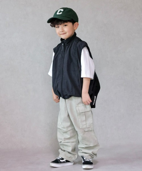 CIAOPANIC TYPY(チャオパニックティピー)の「【WEB限定】【KIDS】【TYPY DENIM】甘織カーゴデニムパンツ(カーゴパンツ・キッズ・サックスブルー/ネイビー/ベージュ・SMALL/MEDIUM/LARGE/X-LARGE/XX-LARGE)」の22枚目の写真