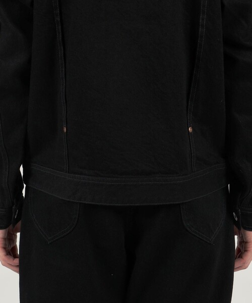 Lee(リー)の「【別注】Lee COWBOY JACKET コットンカシミヤ ワンウォッシュ デニムジャケット(デニムジャケット・メンズ・ブラック/ネイビー・38/36/40)」の8枚目の写真