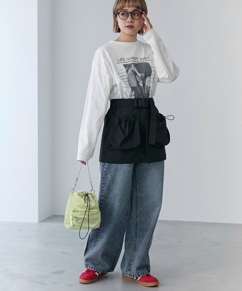 ●美品☆フォピッシュ　バーガーチェーンショルダー forksy.】ボールチェーンミニショルダー（ショルダーバッグ