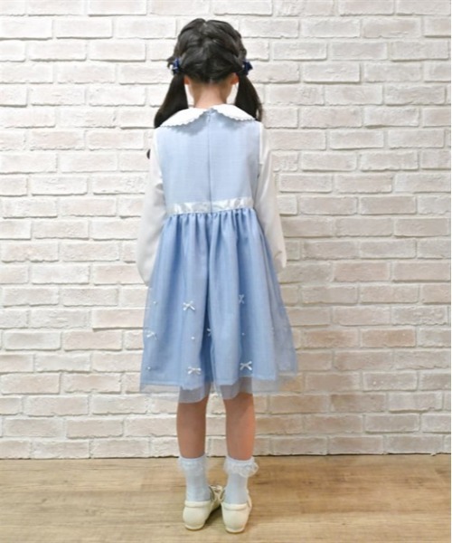 axes femme（アクシーズファム）の「襟付き重ね着風チェック