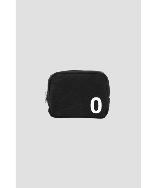 MHL.(エムエイチエル)の「HEAVY COTTON DRILL(ポーチ・レディース・ブラック/ホワイト・FREE)」の2枚目の写真