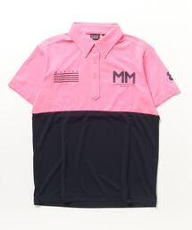 MM バイカラーポロシャツ