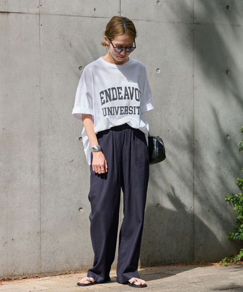 FRAMeWORK（フレームワーク）の「≪追加≫レーヨンリネンツイルドロストパンツ（その他パンツ・レディース・ブラック/ネイビー/ベージュ/ホワイト/ブルー・34/40/38/36）」の15枚目の写真