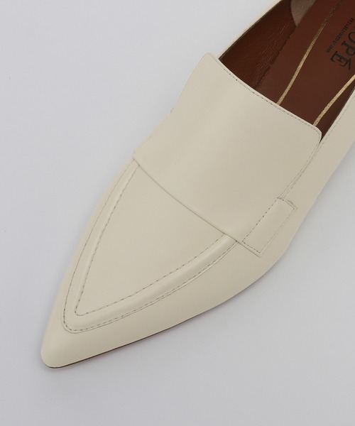 ROPE'（ロペ）の「Alexandra Loafer （アレクサンドラ ローファー）【雑誌掲載】【メディア掲載】（パンプス・レディース・ブラック/キナリ・36/36.5/37/37.5）」の10枚目の写真