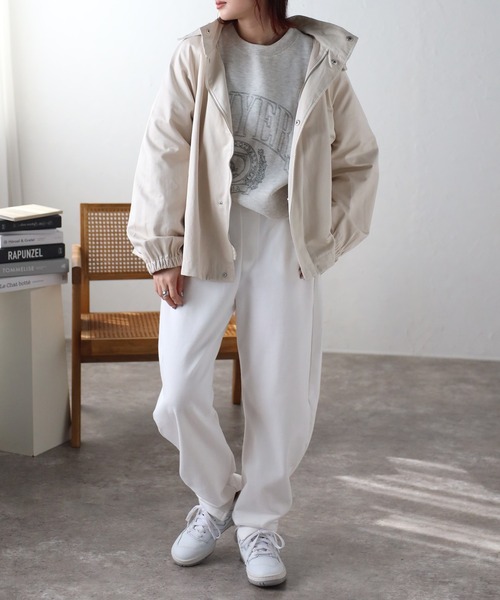 Fizz（フィズ）の「【Fizz/フィズ】　フレアーカットマウンテンパーカー（マウンテンパーカー・レディース・アイボリー/ブラック/ベージュ・M）」の4枚目の写真