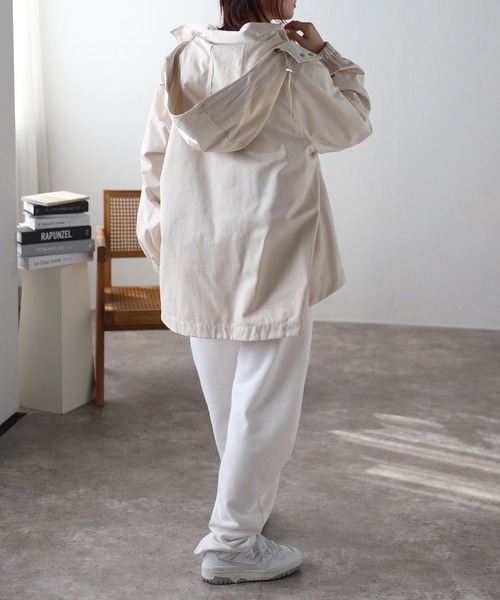 Fizz（フィズ）の「【Fizz/フィズ】　フレアーカットマウンテンパーカー（マウンテンパーカー・レディース・アイボリー/ブラック/ベージュ・M）」の6枚目の写真