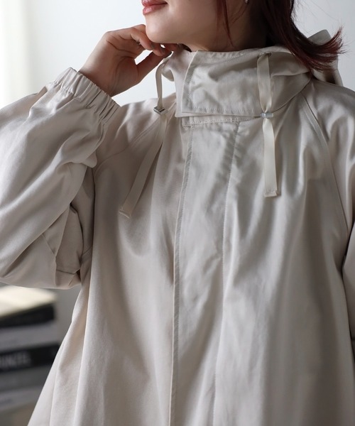 Fizz（フィズ）の「【Fizz/フィズ】　フレアーカットマウンテンパーカー（マウンテンパーカー・レディース・アイボリー/ブラック/ベージュ・M）」の9枚目の写真