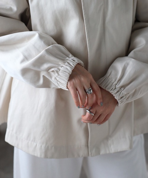 Fizz（フィズ）の「【Fizz/フィズ】　フレアーカットマウンテンパーカー（マウンテンパーカー・レディース・アイボリー/ブラック/ベージュ・M）」の10枚目の写真