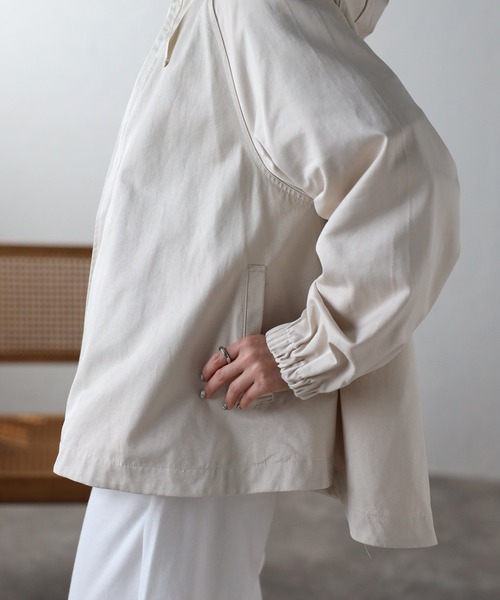 Fizz（フィズ）の「【Fizz/フィズ】　フレアーカットマウンテンパーカー（マウンテンパーカー・レディース・アイボリー/ブラック/ベージュ・M）」の11枚目の写真