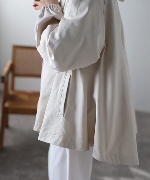 Fizz（フィズ）の「【Fizz/フィズ】　フレアーカットマウンテンパーカー（マウンテンパーカー・レディース・アイボリー/ブラック/ベージュ・M）」の12枚目の写真