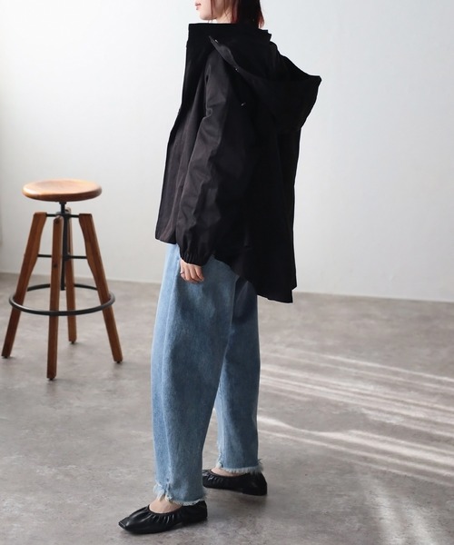 Fizz（フィズ）の「【Fizz/フィズ】　フレアーカットマウンテンパーカー（マウンテンパーカー・レディース・アイボリー/ブラック/ベージュ・M）」の14枚目の写真