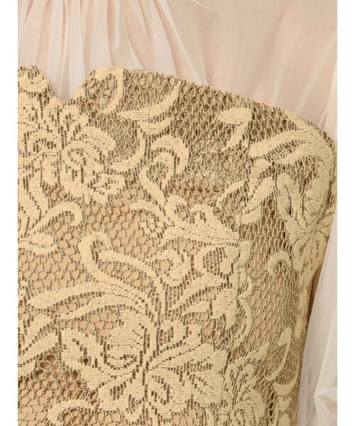 LAGUNAMOON（ラグナムーン）の「LADYフラワージャガードレースワンピース（ドレス・レディース・ベージュ/ブラック/ブルー・SMALL/MEDIUM）」の22枚目の写真