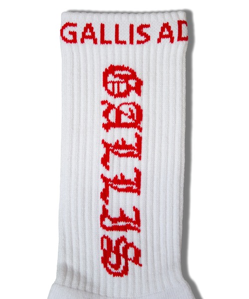 GALLIS ADDICTION(ガリスアディクション)の「GA O.E LOGO SOCKS(ソックス/靴下・メンズ・レッド/ブラック/ホワイト/オレンジ/ターコイズブルー・FREE)」の12枚目の写真