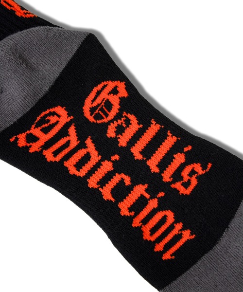 GALLIS ADDICTION(ガリスアディクション)の「GA O.E LOGO SOCKS(ソックス/靴下・メンズ・レッド/ブラック/ホワイト/オレンジ/ターコイズブルー・FREE)」の16枚目の写真