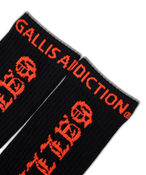 GALLIS ADDICTION(ガリスアディクション)の「GA O.E LOGO SOCKS(ソックス/靴下・メンズ・レッド/ブラック/ホワイト/オレンジ/ターコイズブルー・FREE)」の17枚目の写真