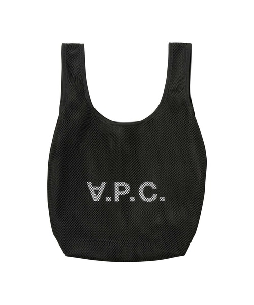 さち　A.P.C. エコバッグ ホワイト ポリエステル100% さち A.P.C. エコバッグ ホワイト ポリエステル100% さち様専用