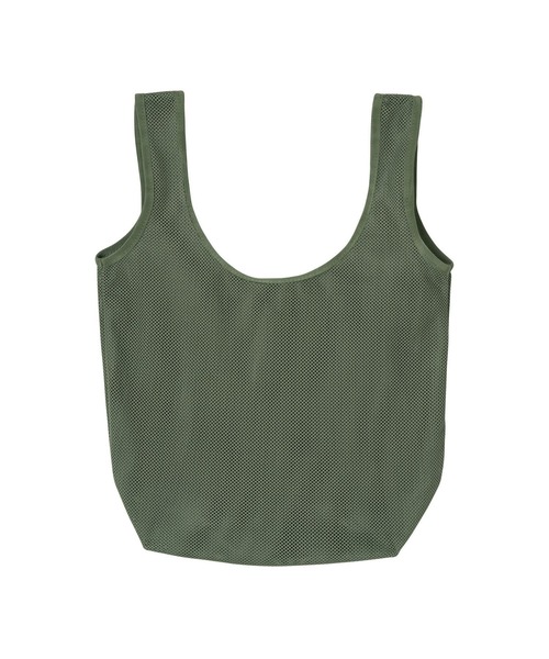 A.P.C.（アーペーセー）の「SAC SHOPPING REBOUND  24P（エコバッグ/サブバッグ・メンズ・カーキ/ブラック・ONESIZE）」の3枚目の写真