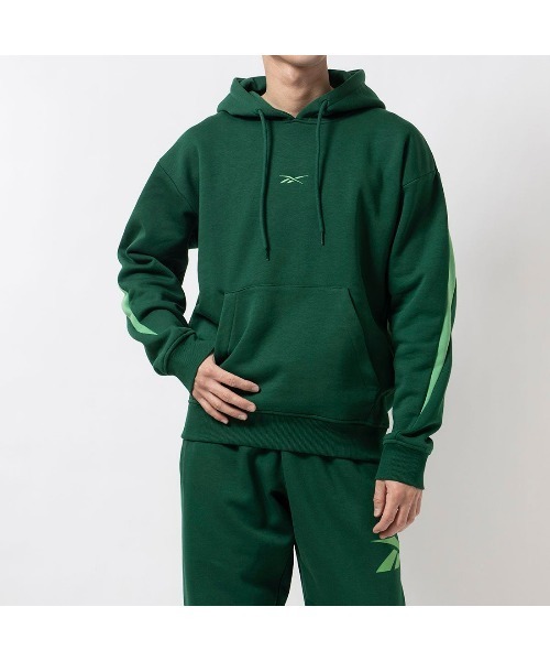 Reebok(リーボック)の「クラシック ビッグベクター フーディー / CLASSIC BV HOODIE(パーカー・メンズ・ダークグリーン/オフホワイト・LARGE/MEDIUM/SMALL/XX-LARGE/X-LARGE)」の7枚目の写真